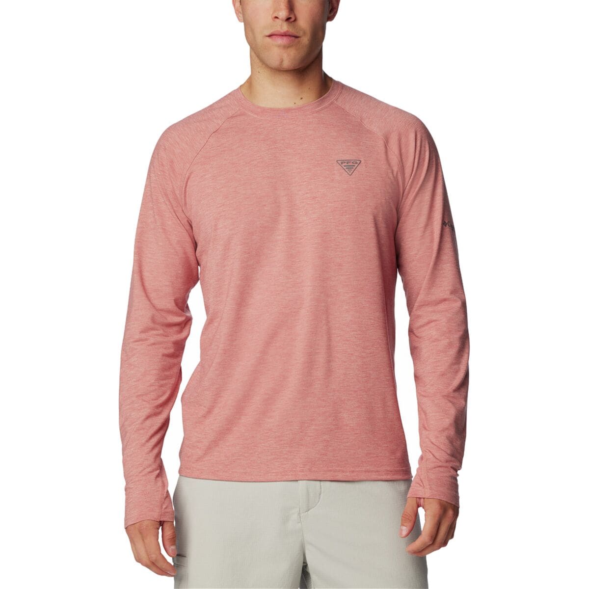 Рубашка с длинными рукавами pfg uncharted Columbia, розовый
