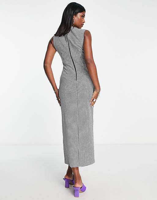 

Платье миди без рукавов ASOS DESIGN