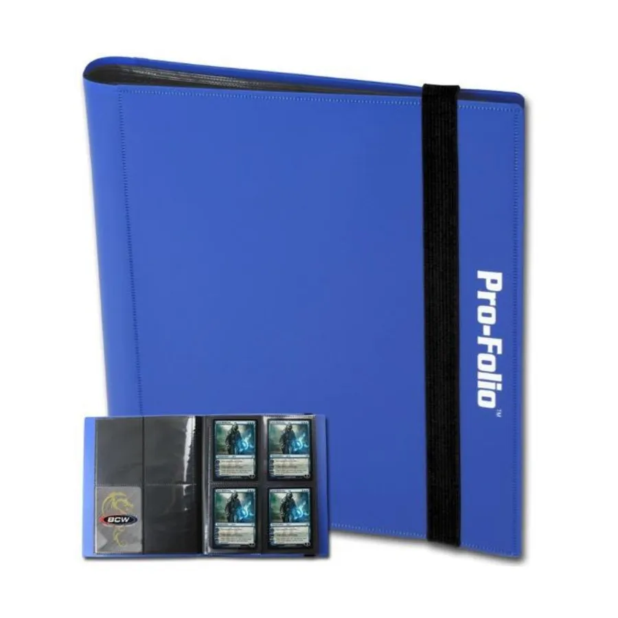 

Альбом Pro-Folio с 4 карманами, синий, Binders (BCW Supplies)
