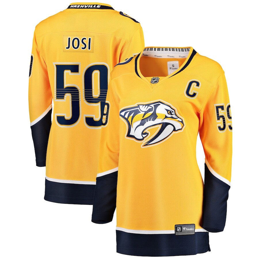 

Джерси Fanatics Branded Nashville Predators, золотой