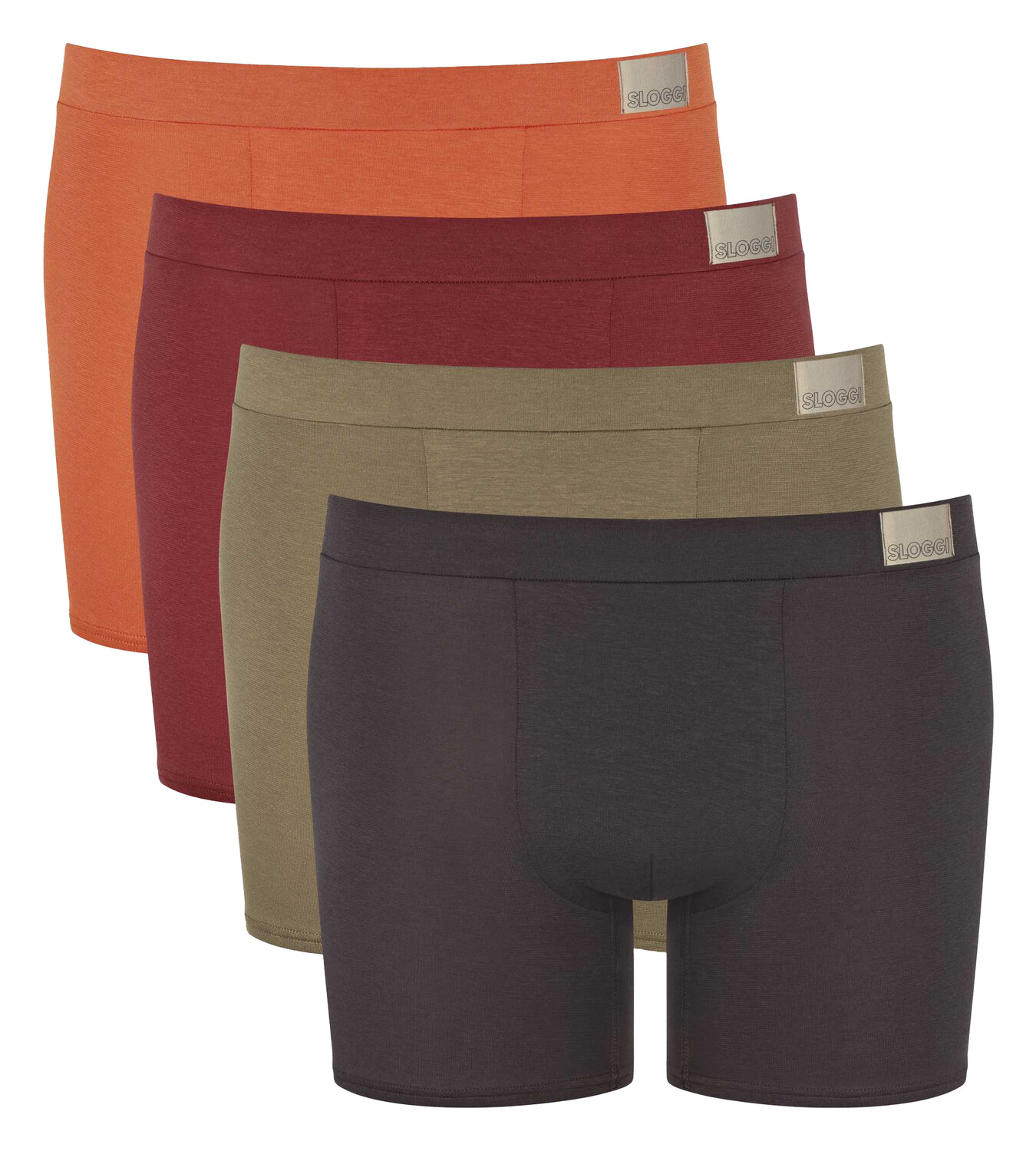 

Боксеры Sloggi Boxershort 4 шт, цвет Braun Mix