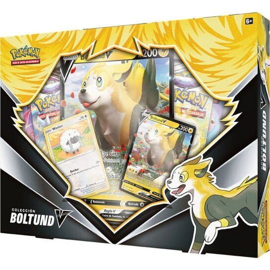 Blister Juego Cartas Coleccionables Boltund V Pokemon Español BANDAI spanish pokemon metal card pokémon letters v vmax charizard gx pikachu cartas pokemon español collection gold cards kid toy gift