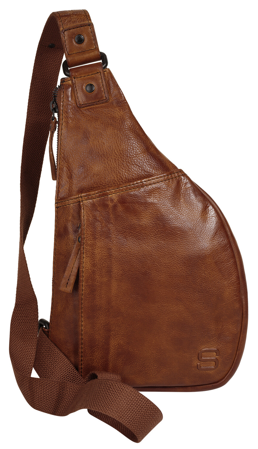 

Сумка через плечо SPIKES & SPARROW Crossover Bag, коньячный