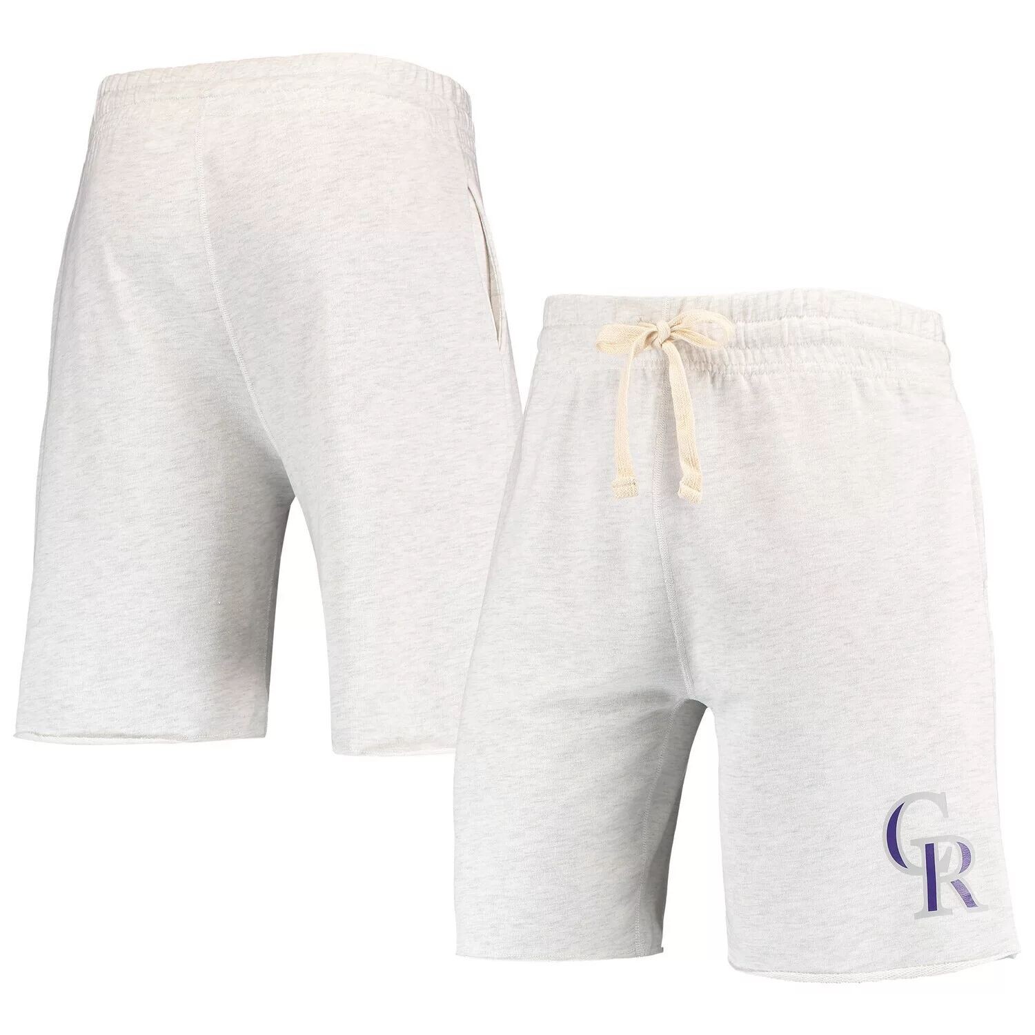 

Мужские шорты Concepts Sport Oatme Colorado Rockies Mainstream Terry Tri-Blend Shorts