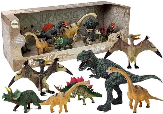 Большой набор фигурок Динозавры 10 шт. Import LEANToys фотографии