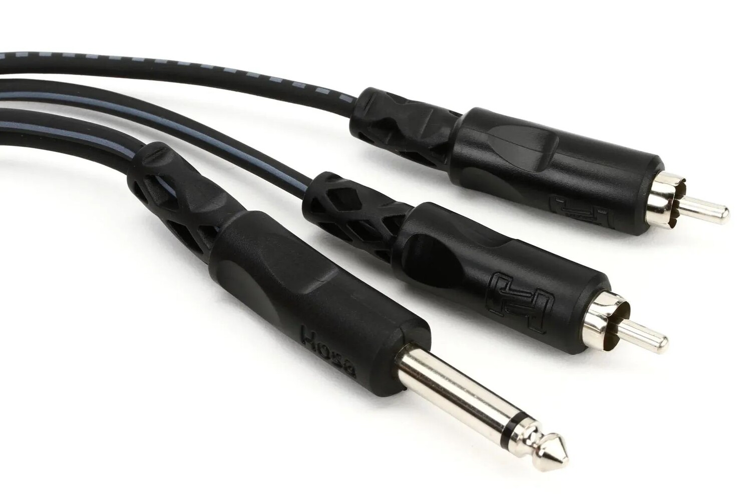 

Кабель Hosa CYR-303 Y — штекер 1/4 дюйма TS на двойной штекер RCA — 9 футов