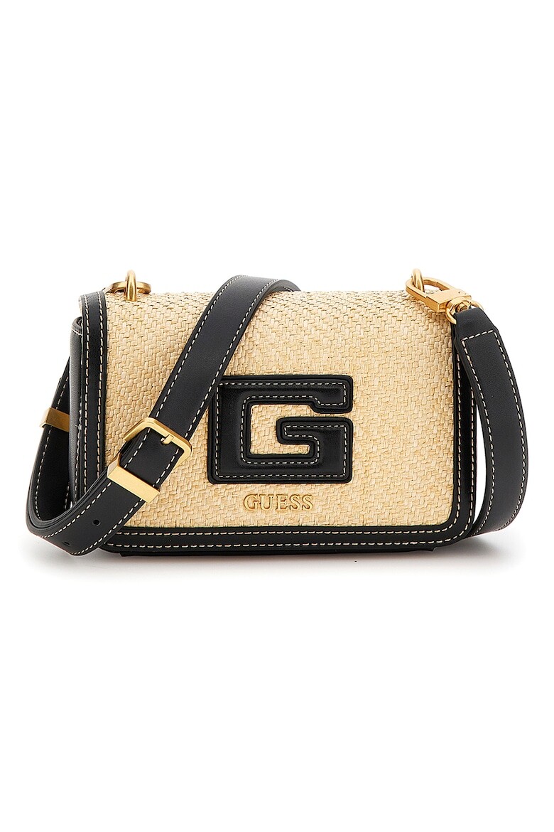 

Статусная сумка с плетеным узором Guess, черный