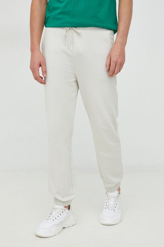 Спортивные брюки из хлопка United Colors of Benetton, серый