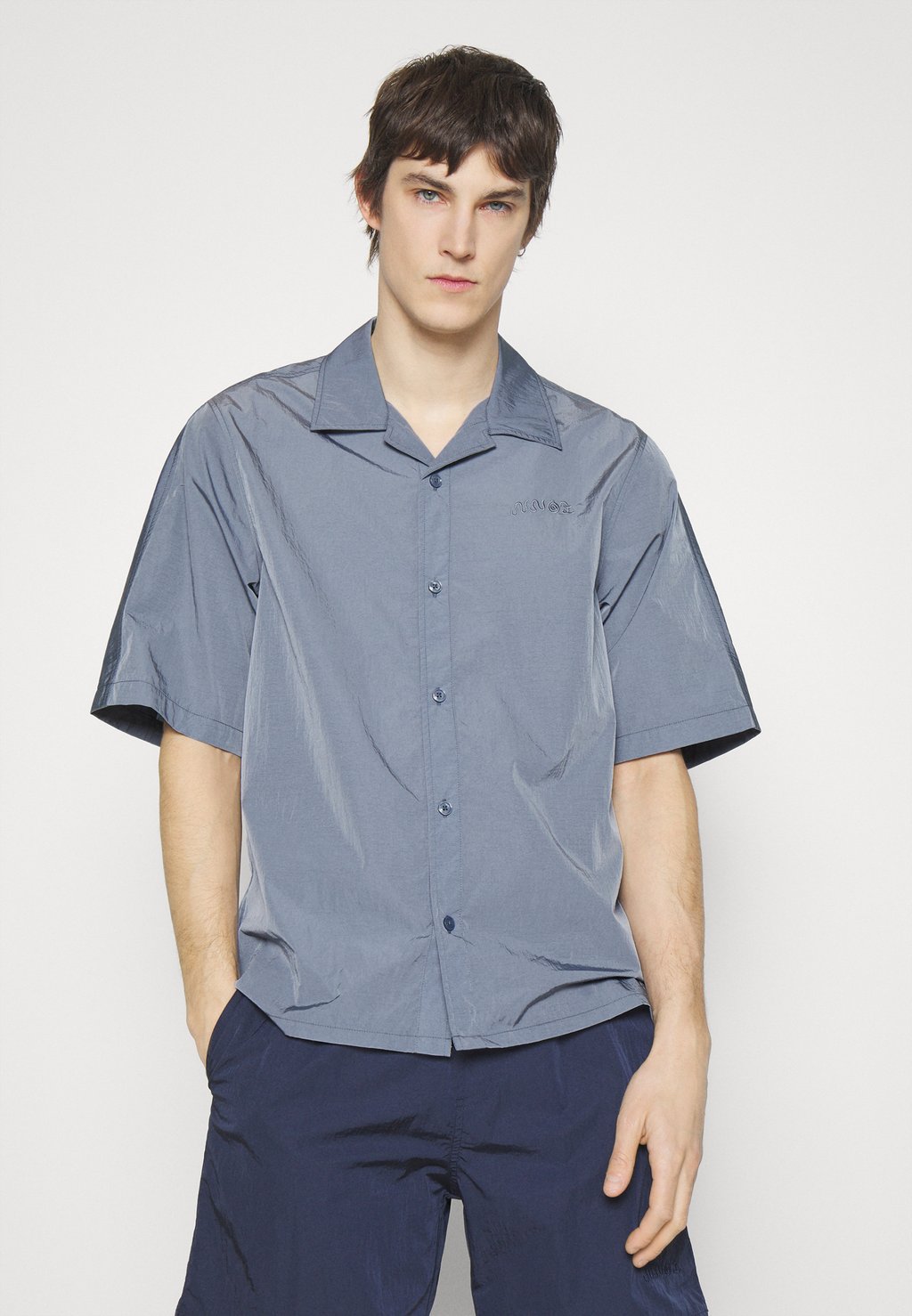 Рубашка NN.07, светло-синий цена и фото