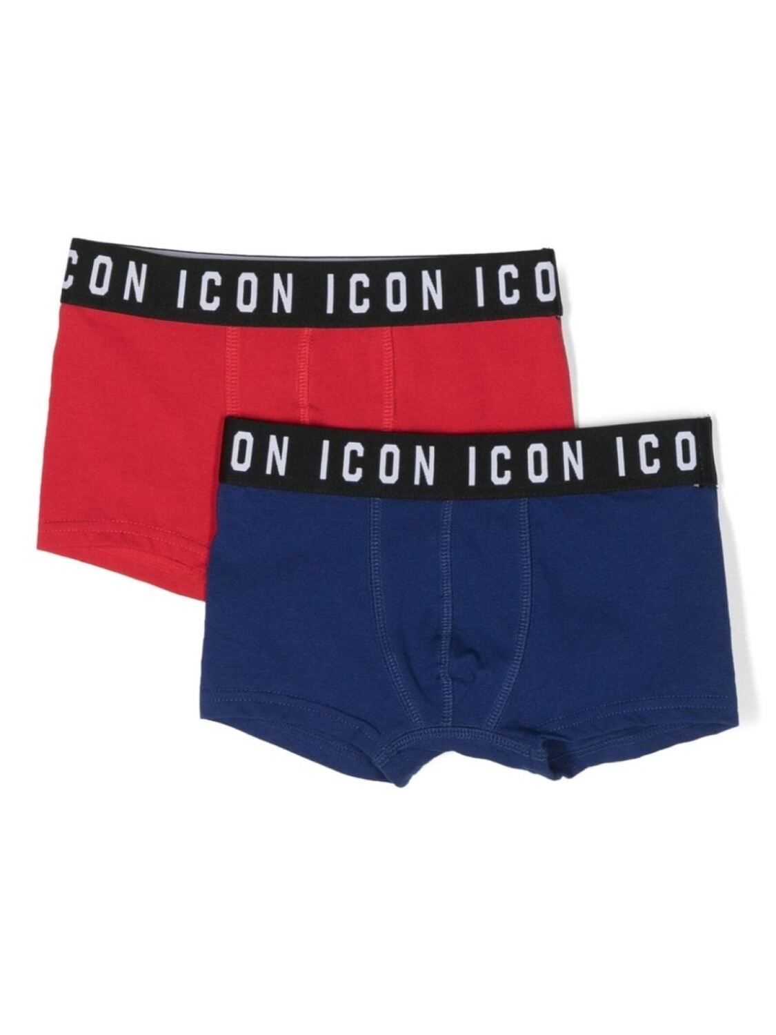 

Dsquared2 Kids комплект из двух боксеров с логотипом, красный