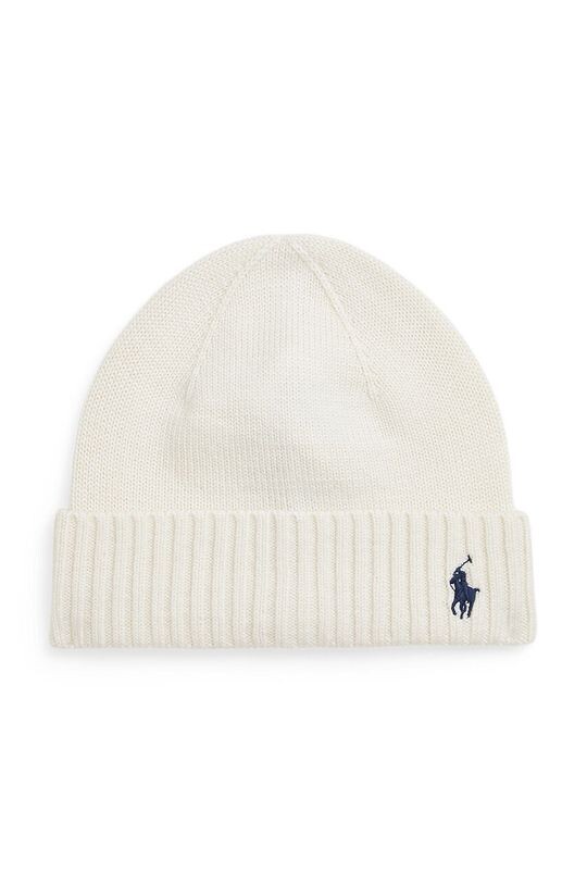 

Детская шерстяная шапка Polo Ralph Lauren, бежевый