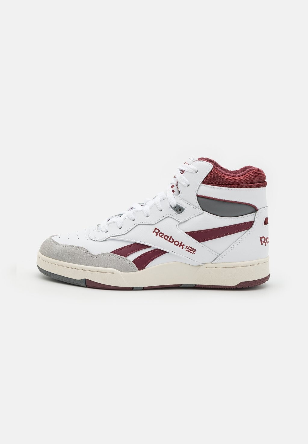

Низкие кроссовки BB 4000 II MID UNISEX Reebok, обувь белый/классический бордовый/чисто серый