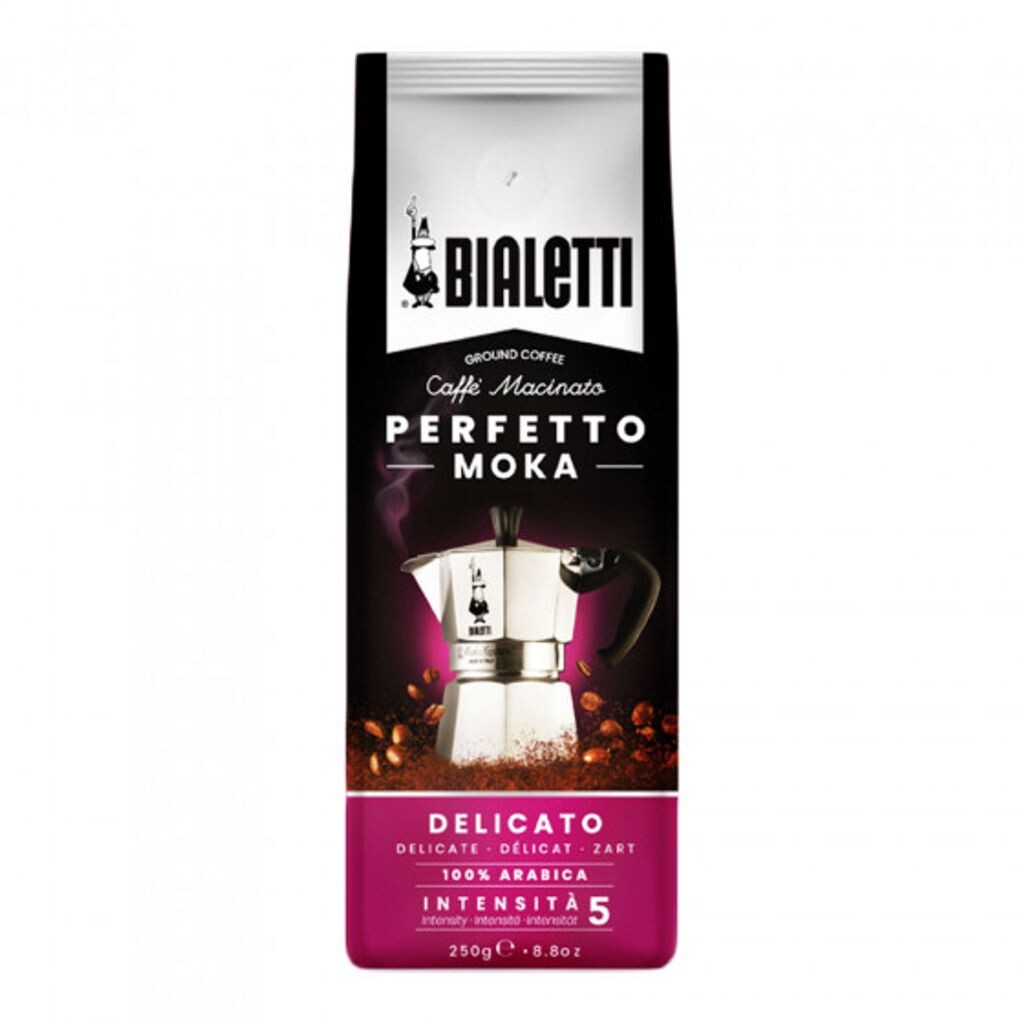 

Bialetti Perfetto Moka Tender 250 г, 250 г, Легкая обжарка, Кофе, 100% Арабика, Пакетик