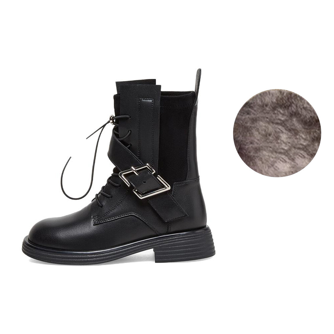 

Ботинки Martin Boot женские Basto, цвет Black single li