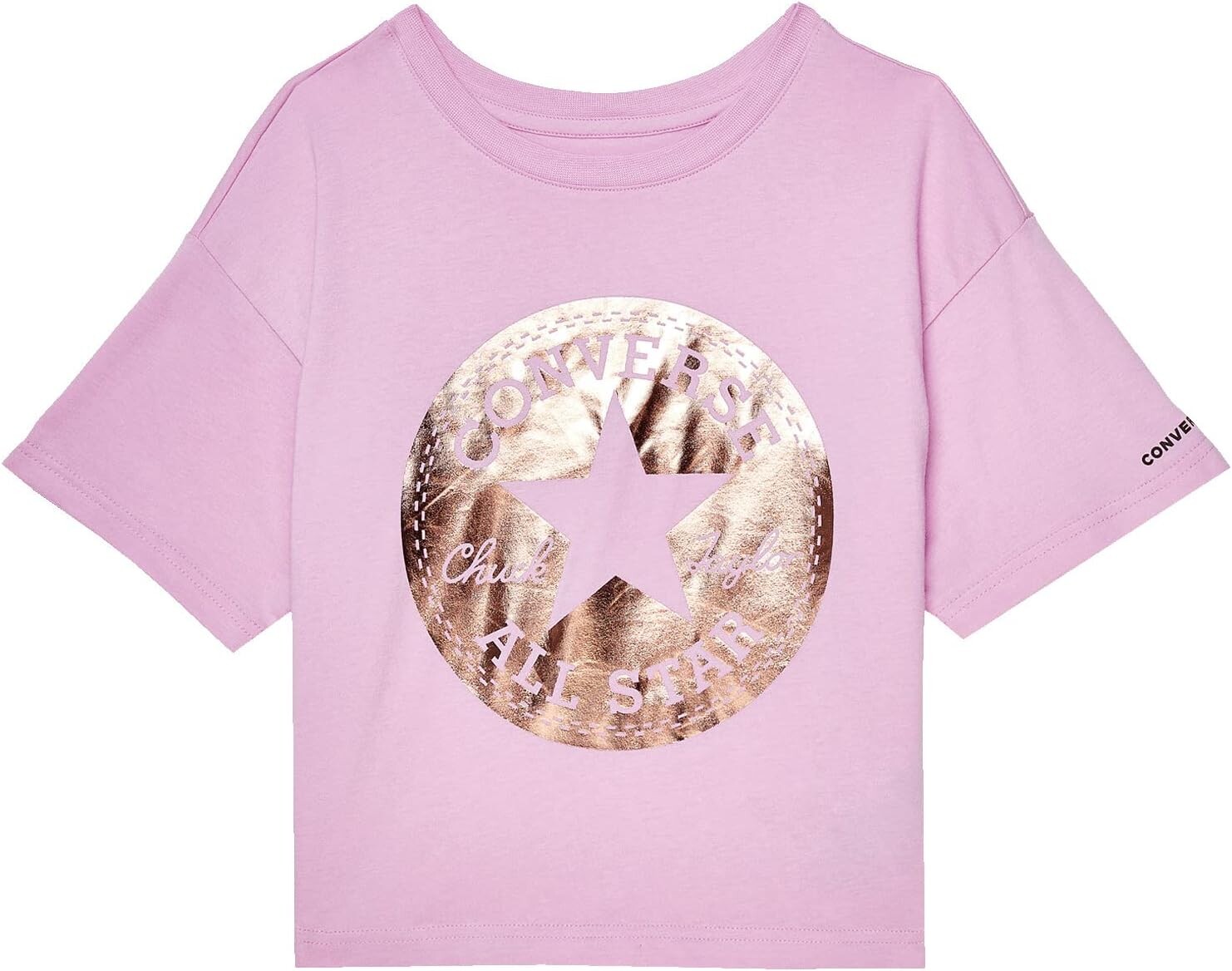 

Футболка Converse Foil Chuck Patch Boxy T-Shirt, цвет Converse Beyond Pink