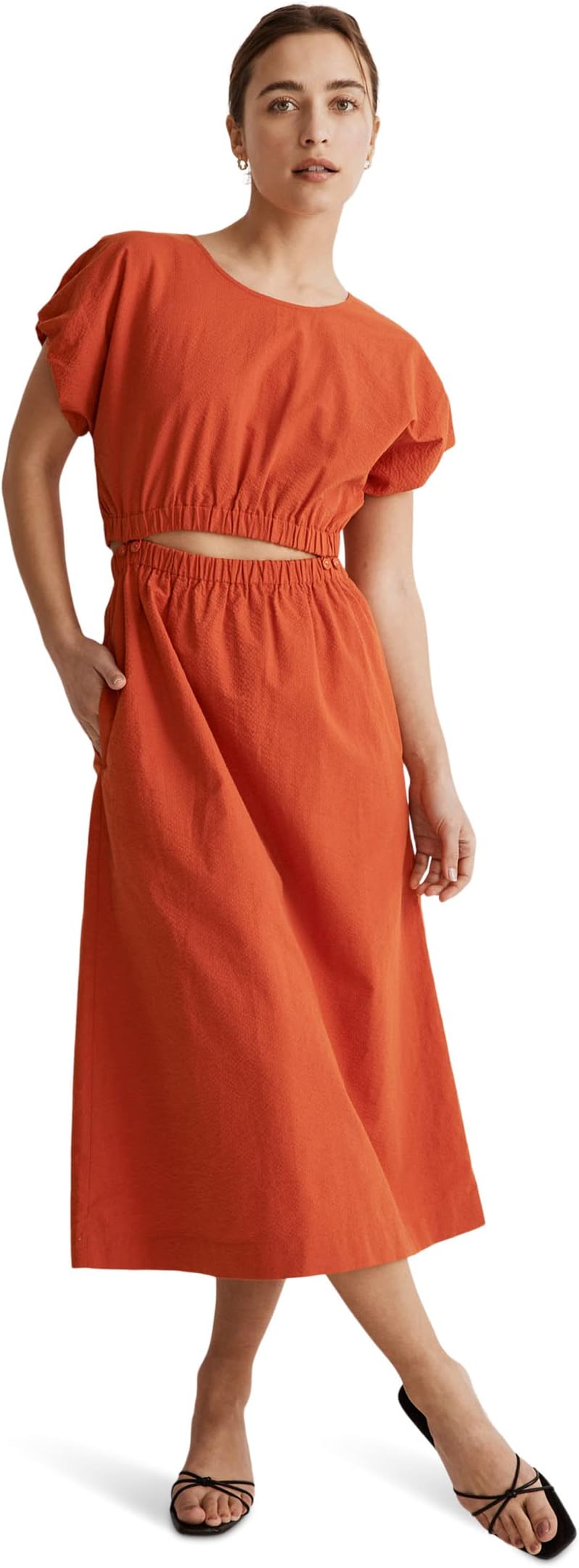 

Платье Morgan Modular Dress Set Madewell, цвет Roasted Squash