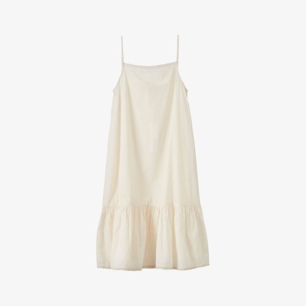 Шелковое платье-комбинация Grape 3-12 лет Caramel, белый