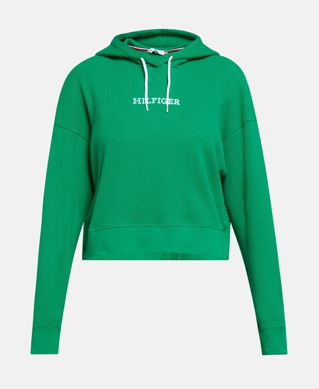 

Худи с капюшоном Tommy Hilfiger, зеленый
