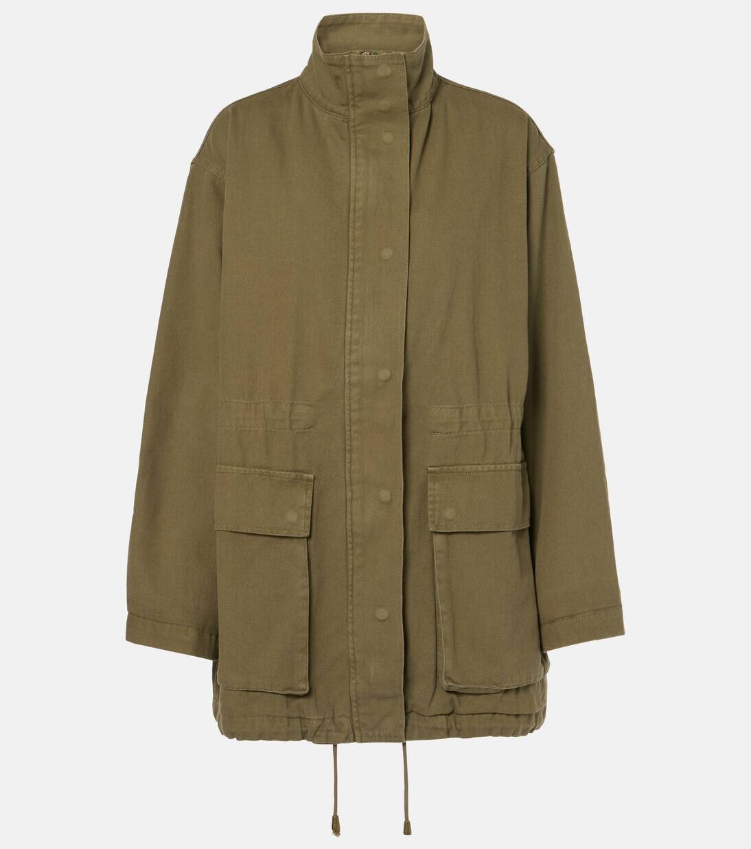 

Куртка из хлопкового твила Odette Velvet, цвет safari