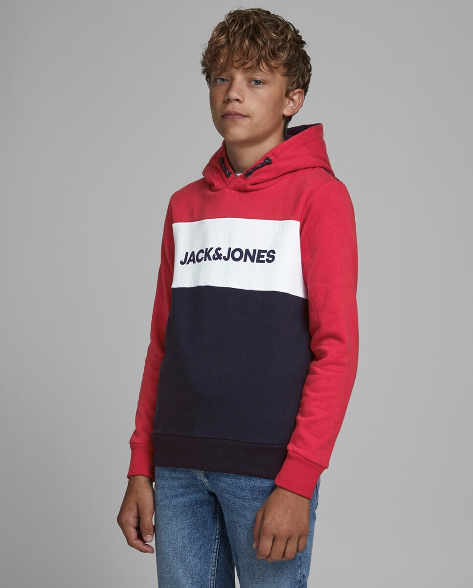

Толстовка для мальчика с длинными рукавами Jack & Jones, красный