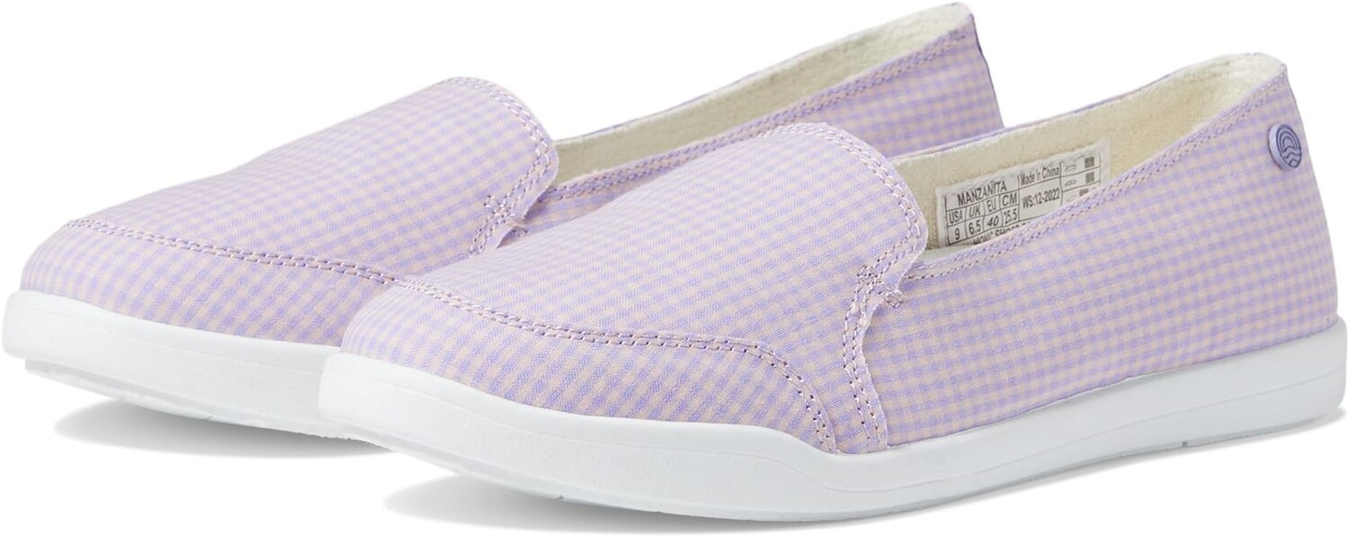 

Кроссовки Beach Manzanita VIONIC, цвет Dusty Lavender Gingham
