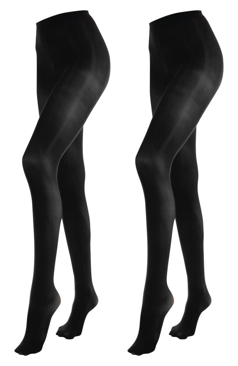 

2 пары колготок из микрофибры K BELL SOCKS, черный