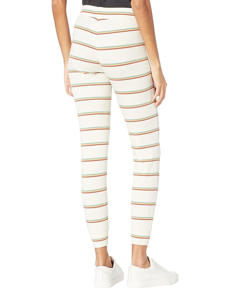 

Брюки Madewell MWL Breeze Slim Sweatpants in Martie Stripe, цвет Antique Cream