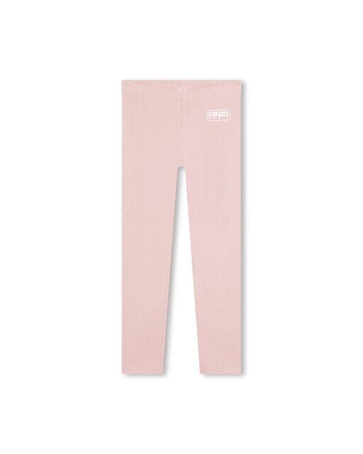 

Однотонные девичьи леггинсы с логотипом Kenzo Kids, розовый