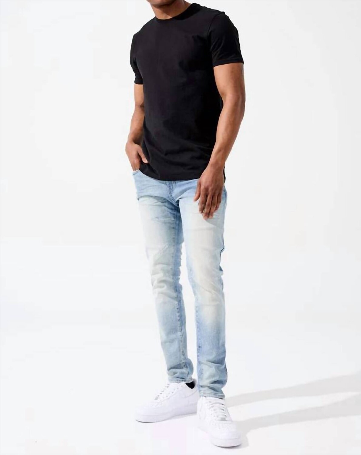 

Мужские джинсы Ross Marbled Denim цвета ледяного лагера Jordan Craig