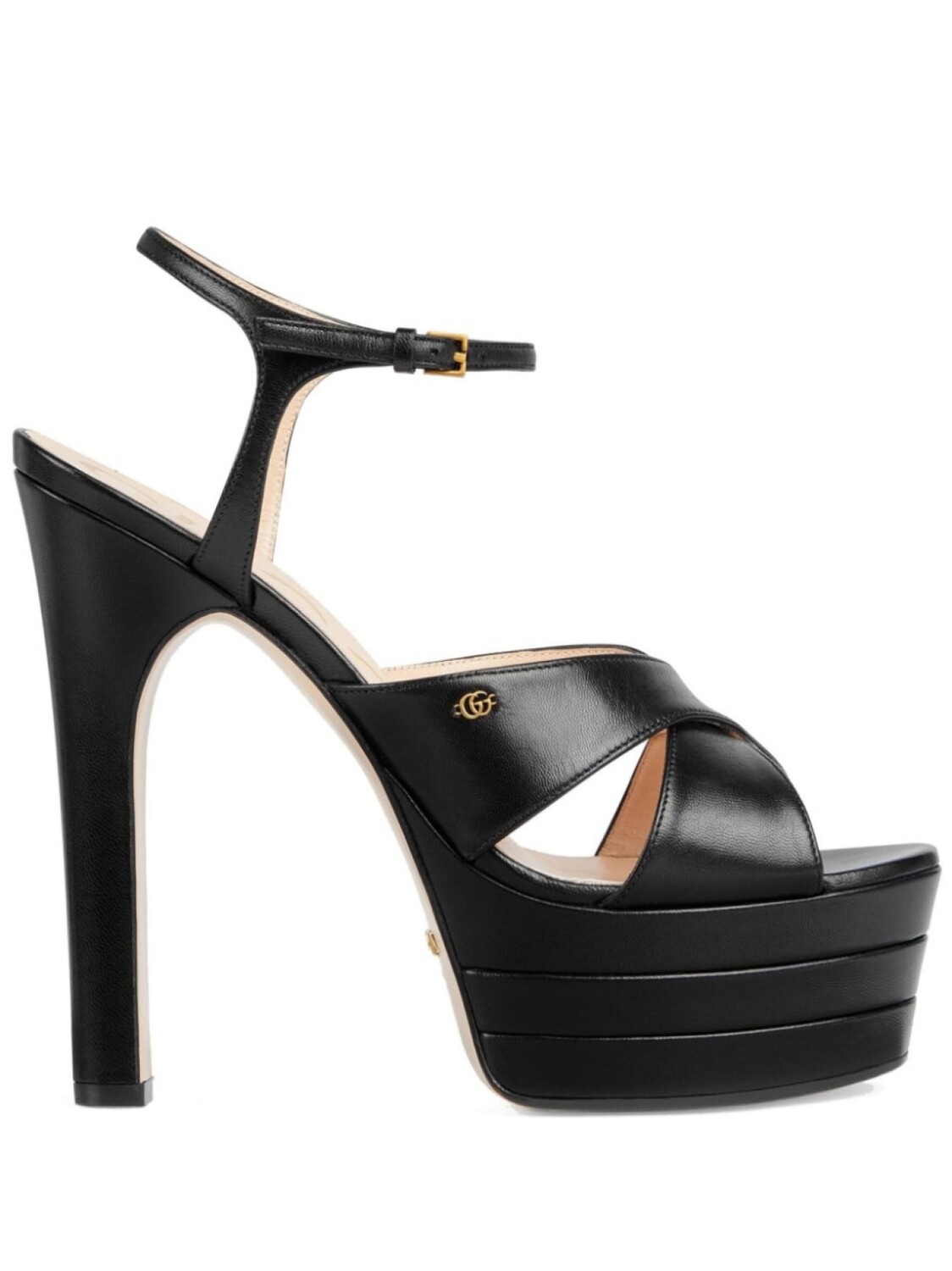 

Gucci босоножки на платформе, черный