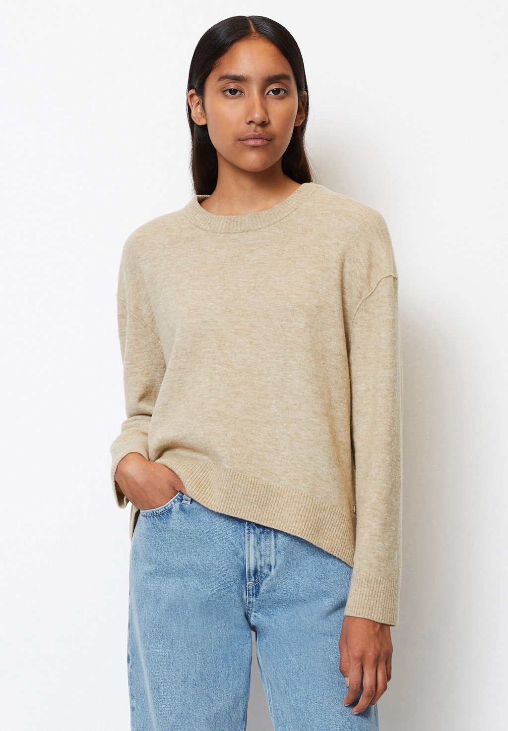 

Свитшот Marc O'Polo DENIM НОМ МАНЖЕТ, цвет pumice stone
