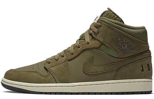 

Jordan 1 Mid Olive Canvas (2018)