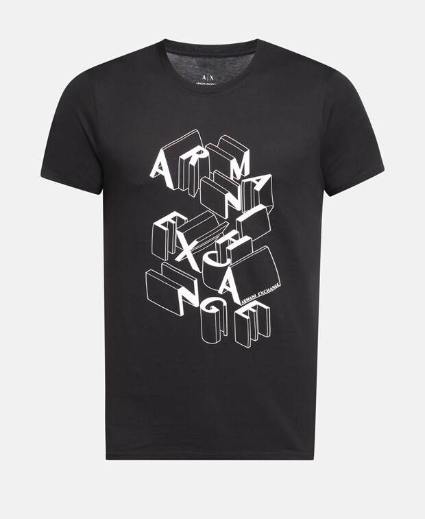 

Футболка Armani Exchange, черный