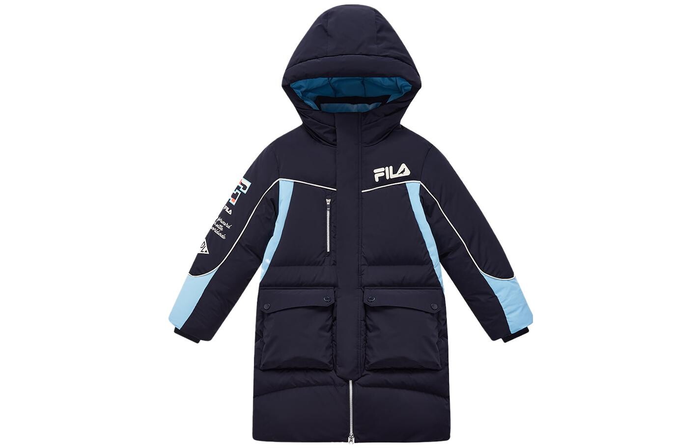

Детский пуховик FILA, цвет легендарный синий