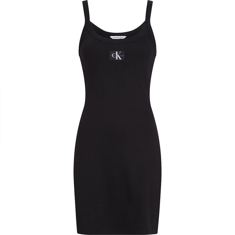 

Платье Calvin Klein Jeans Label Rib Sleeveless Short, черный