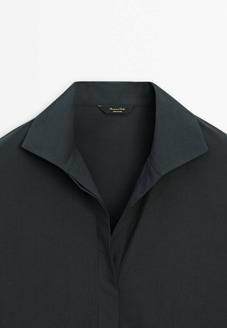 

Блузка на пуговицах Massimo Dutti, цвет Mottled Grey