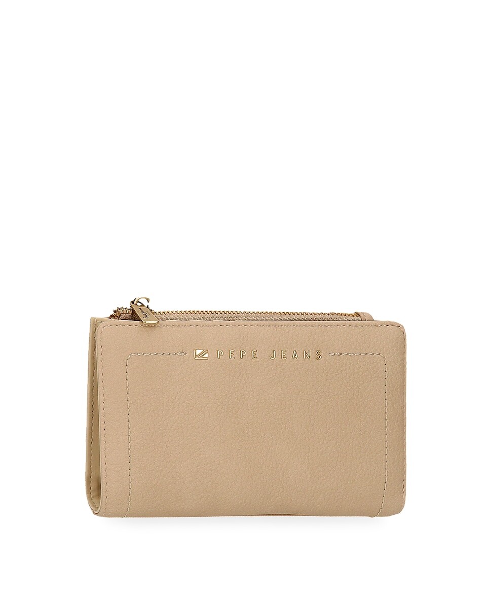 

Женский кошелек Taupe Diane со съемным визитницей Pepe Jeans, золотой