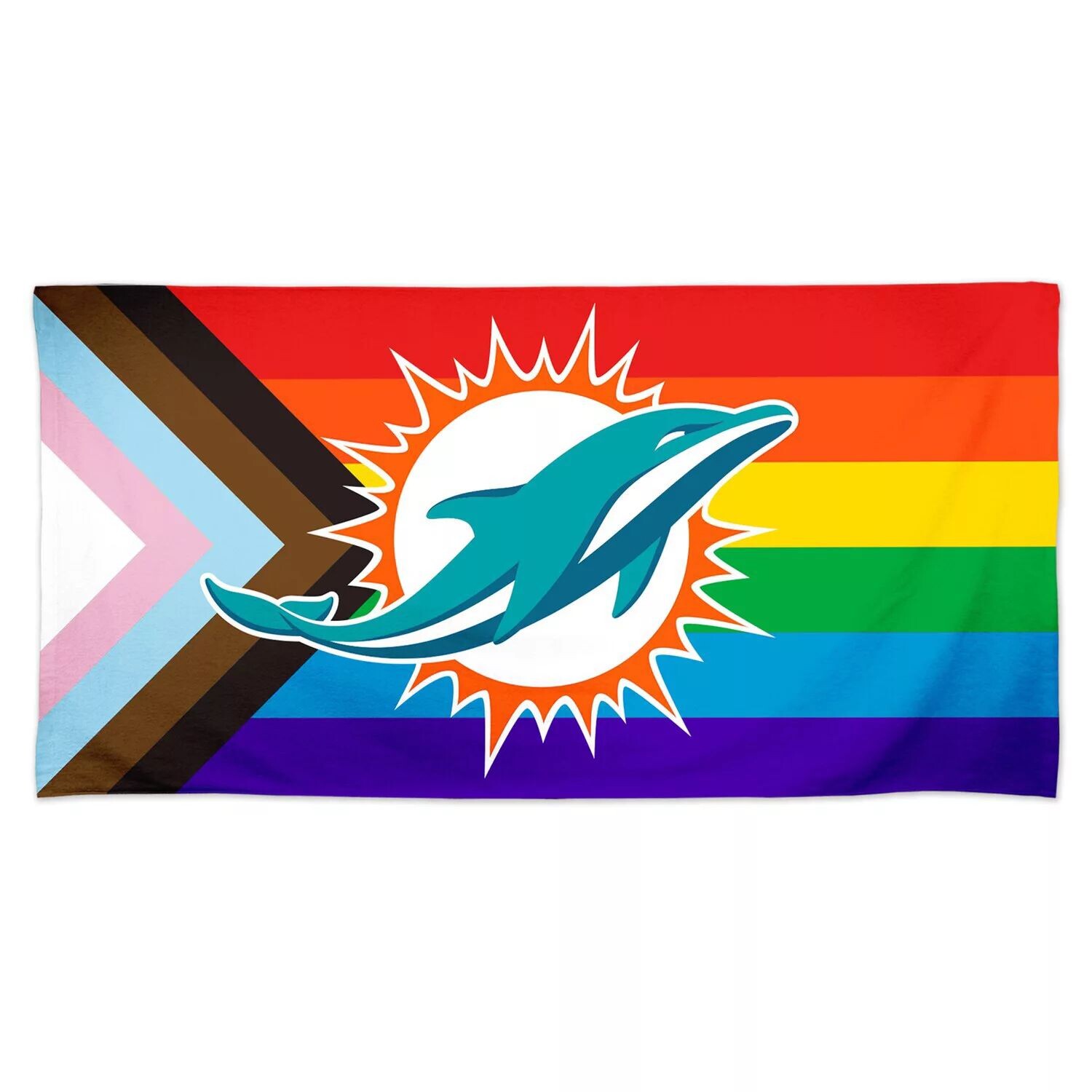 

Пляжное полотенце Pride Spectra WinCraft Miami Dolphins 30 x 60 дюймов