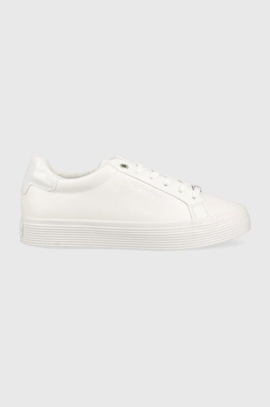 

Кожаные кроссовки HW0HW01372 VULC LACE UP Calvin Klein, белый
