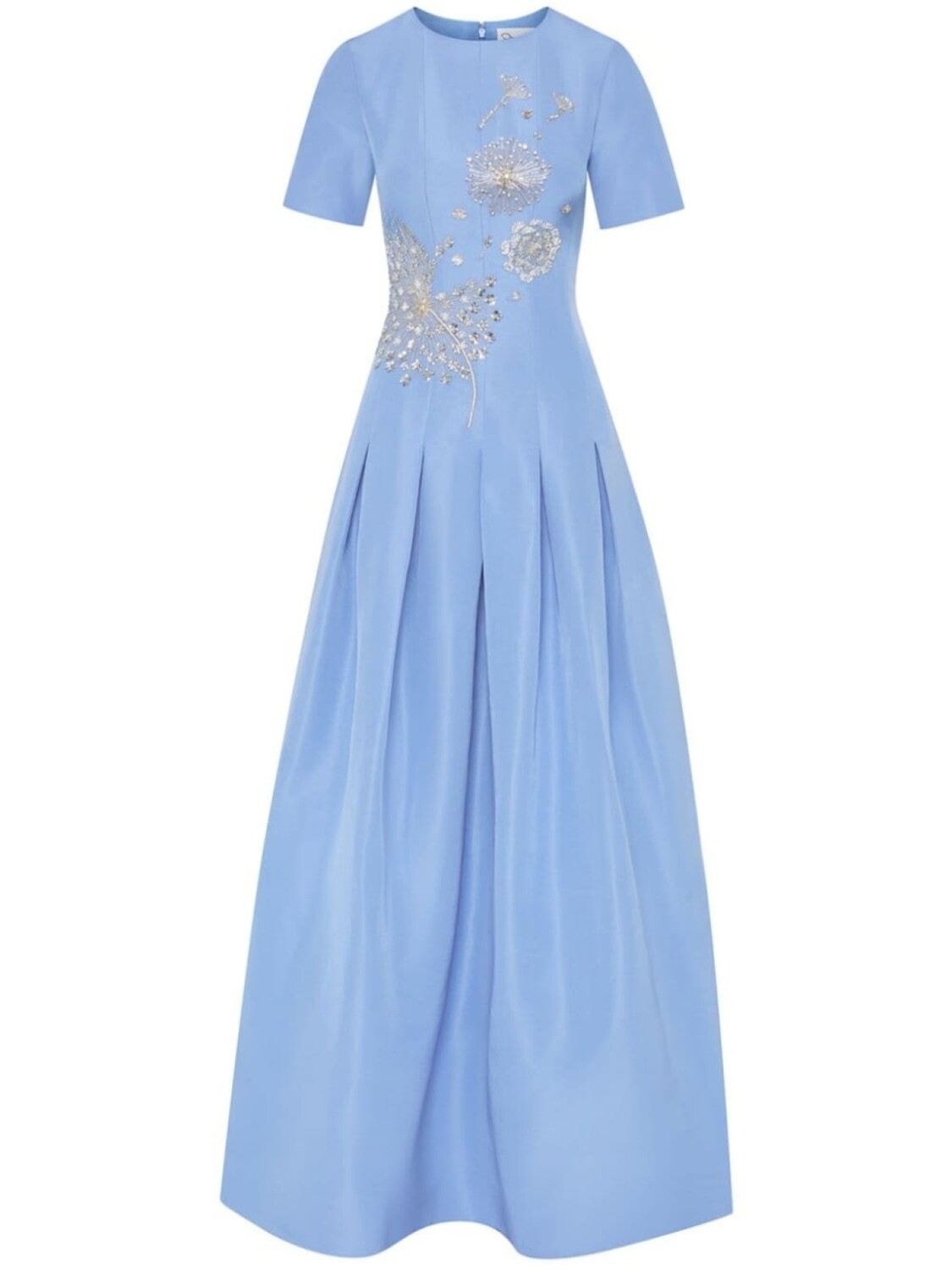 

Oscar de la Renta платье Dandelion Crystal с вышивкой, синий