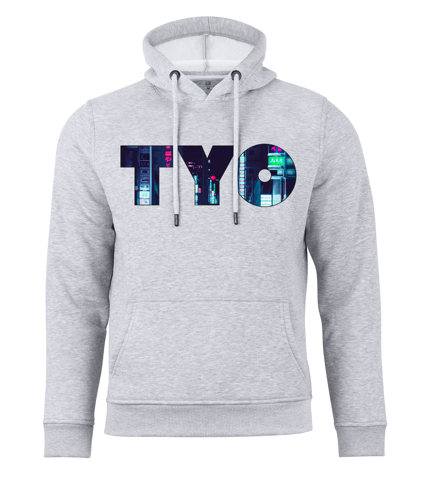 

Толстовка Cotton Prime Skyline Hoodie Tokio Weltenbummler Kollektion, серый меланж