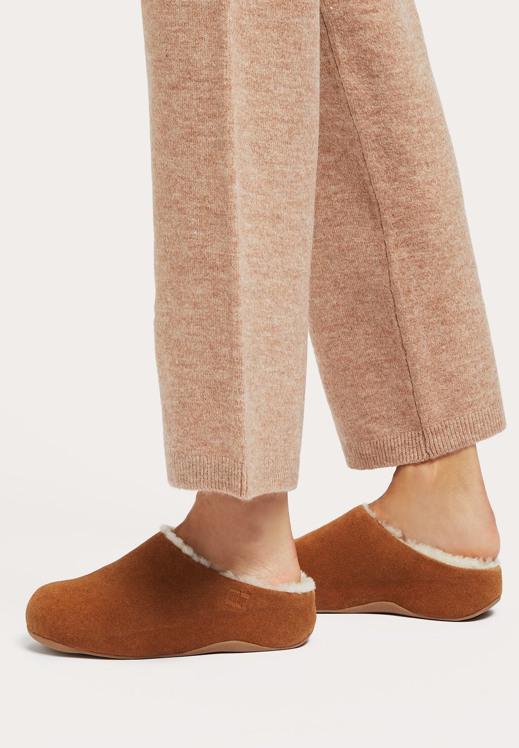 

Плоские мюли FitFlop, цвет light tan