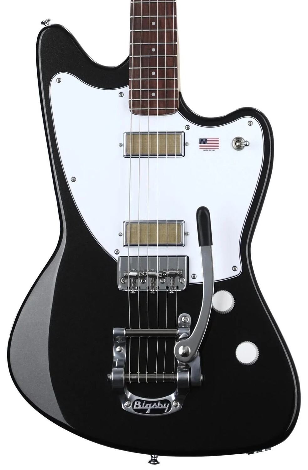 

Электрогитара Harmony Silhouette с Bigsby - Space Black с накладкой из палисандра
