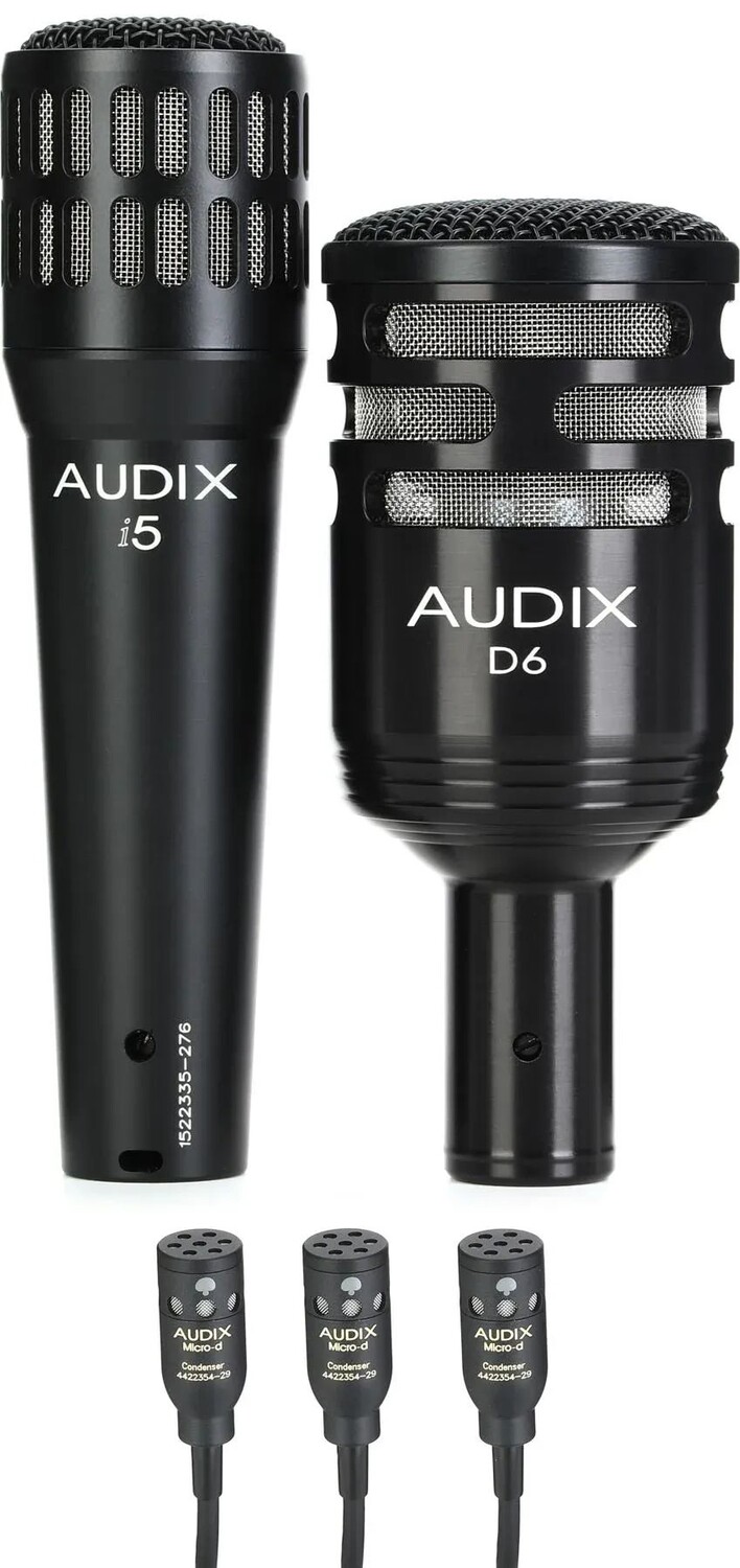 

Комплект из пяти барабанных микрофонов Audix DP5MICRO