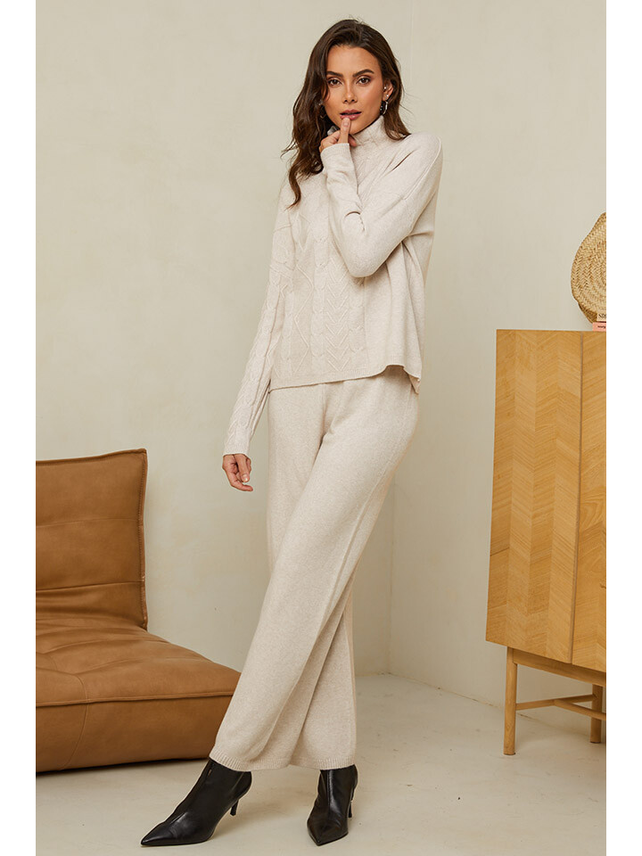 

Свитер Soft Cashmere 2tlg. Outfit, бежевый