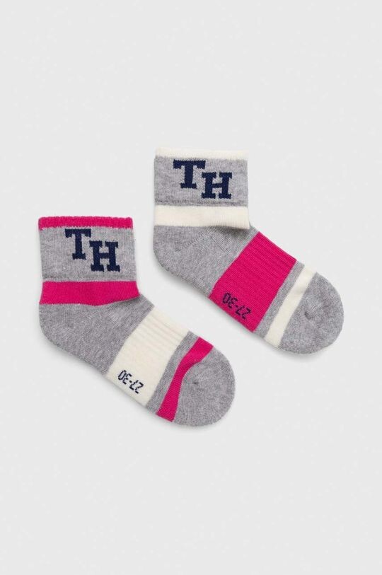 

Детские носки 2 упаковки Tommy Hilfiger, серый
