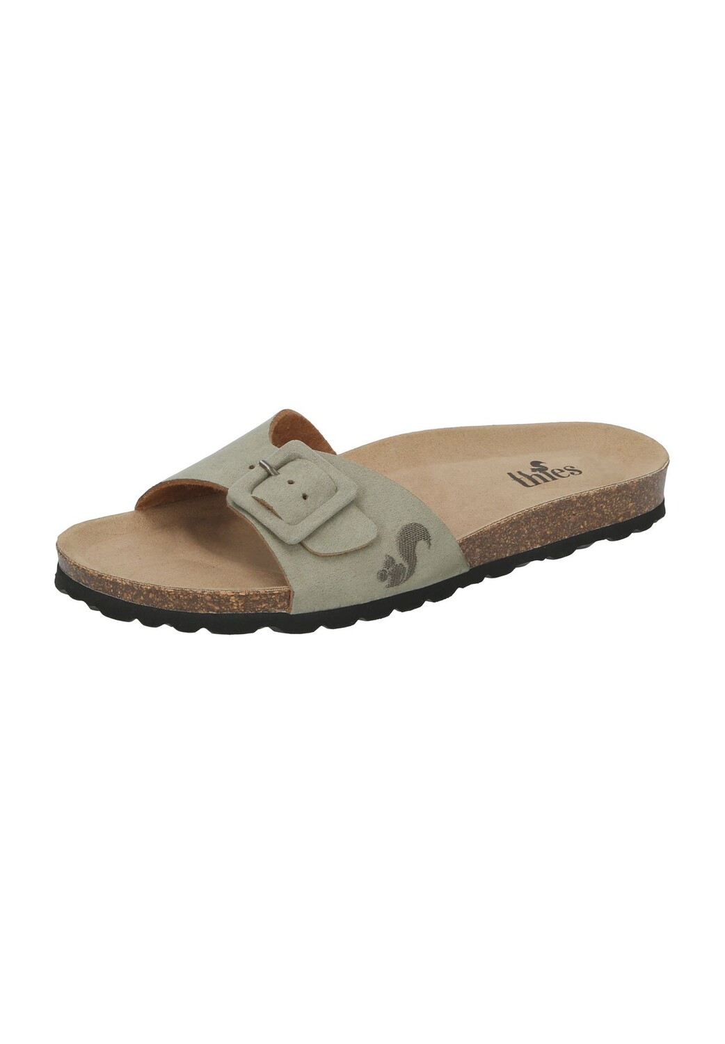 

Мюли, веганские, для женщин, глубокая стелька thies, цвет Kaki Kaki