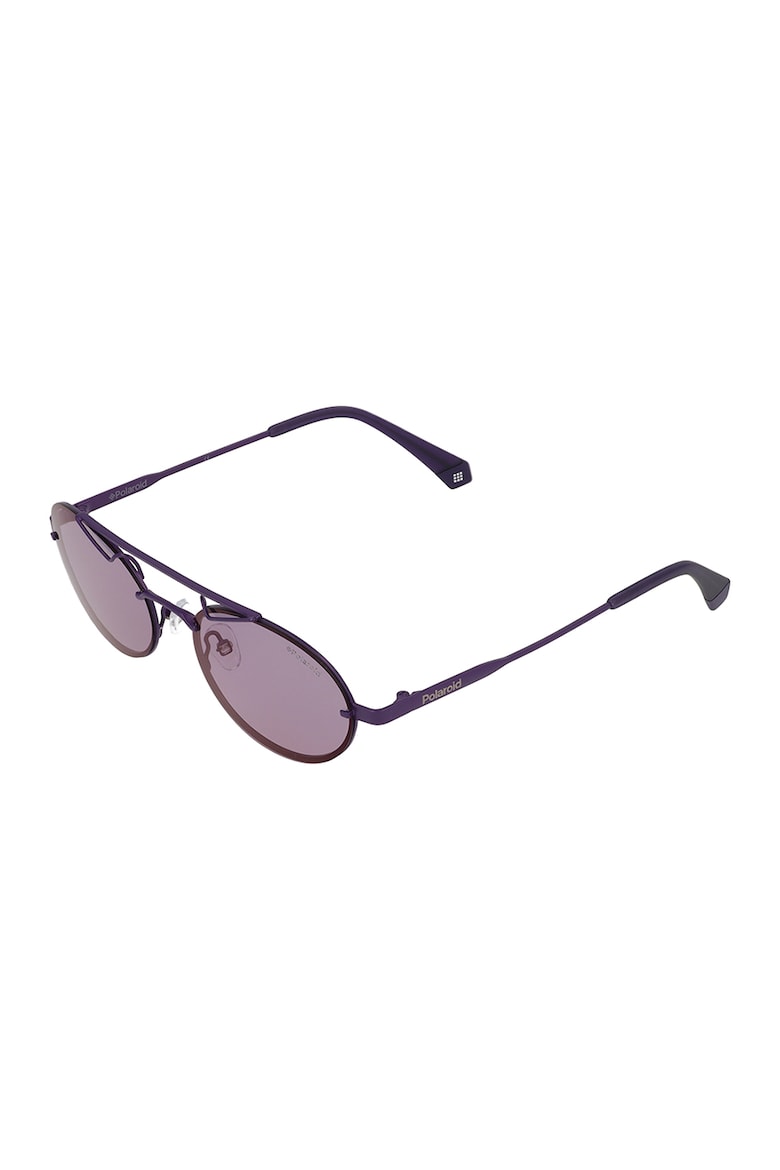 цена Солнцезащитные очки овальной формы Polaroid, фиолетовый