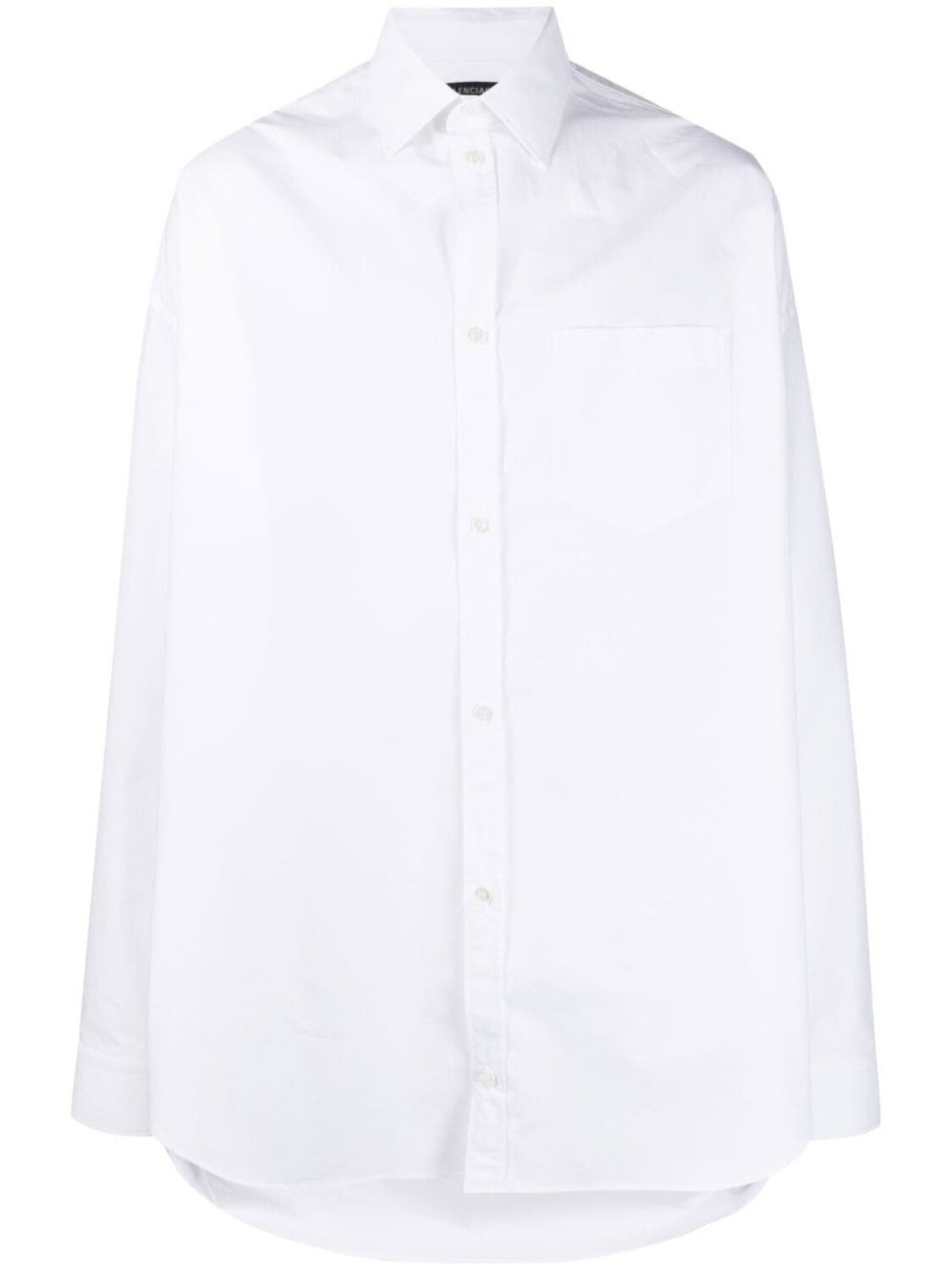 

Balenciaga длинная рубашка Cocoon, белый
