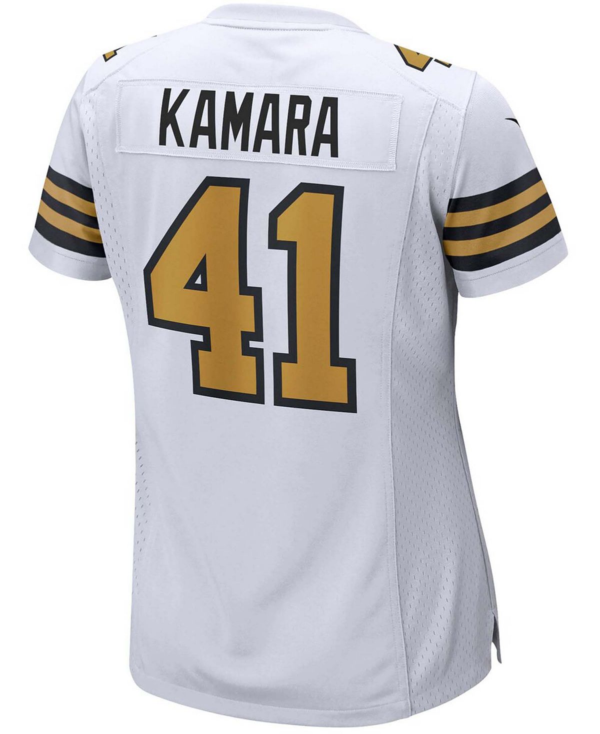 Женская белая майка игрока альтернативной игры Alvin Kamara New Orleans  Saints Nike, белый – заказать по доступной цене из-за рубежа в  «CDEK.Shopping»